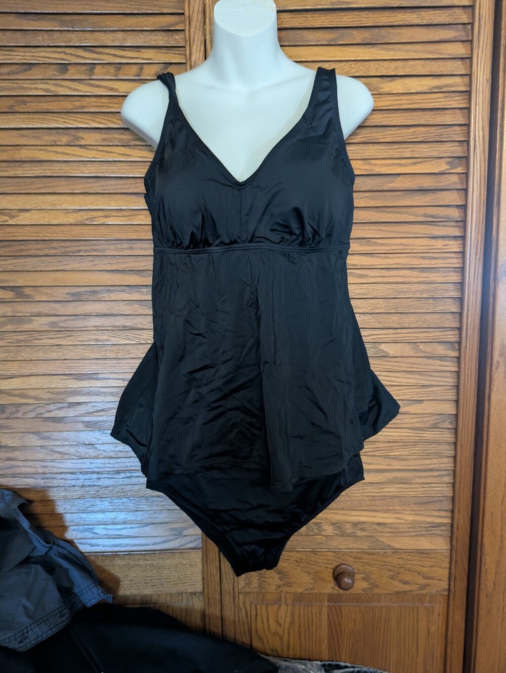 Kim‎ Gravel X Swimsuits For All NEW Black Two-piece Swimming Suit Size 12